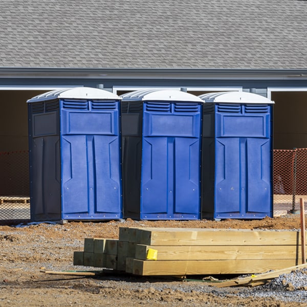 how often are the porta potties cleaned and serviced during a rental period in Ocean Gate